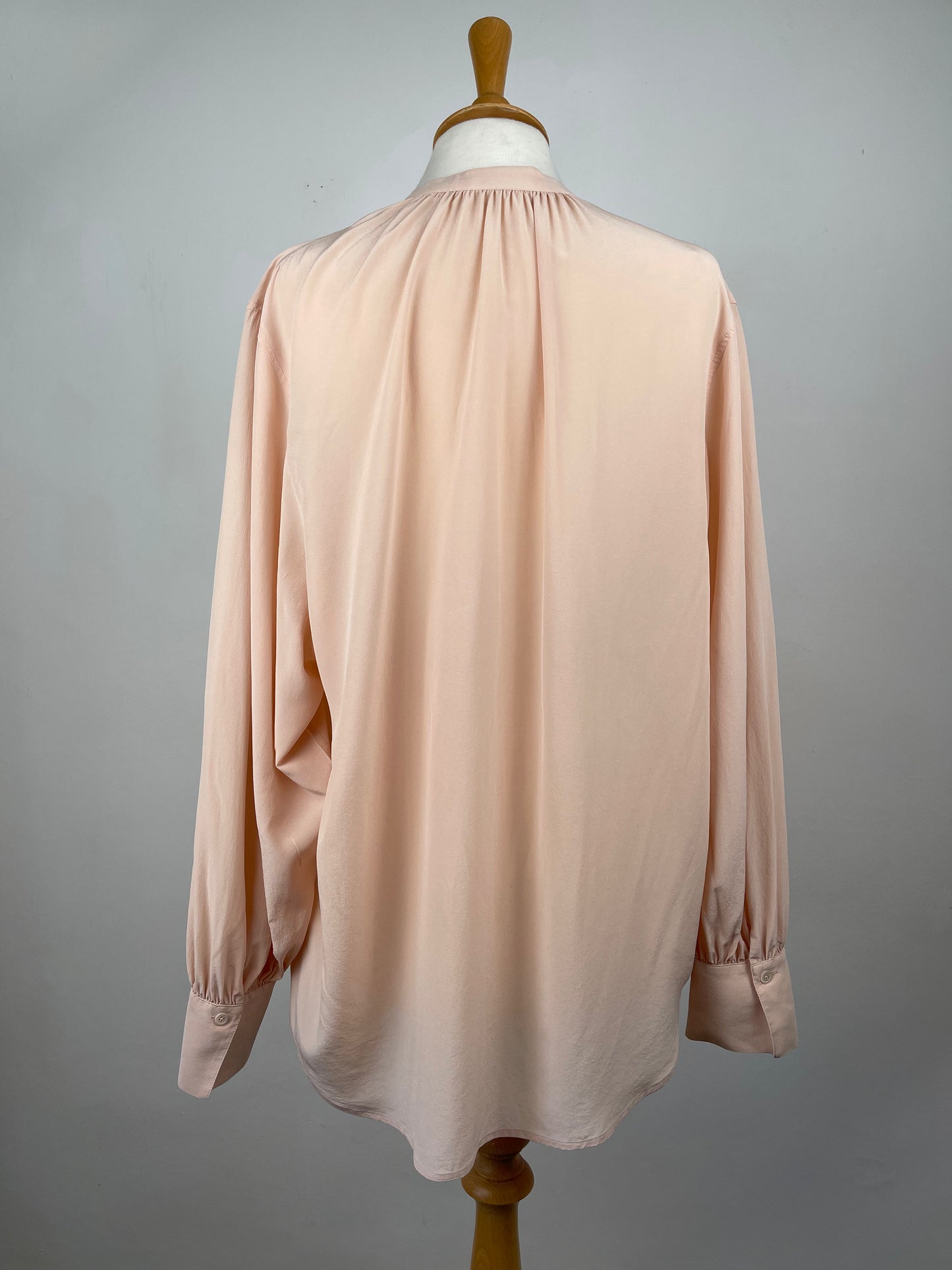 Blush Silk Blouse by Equipment | Size L