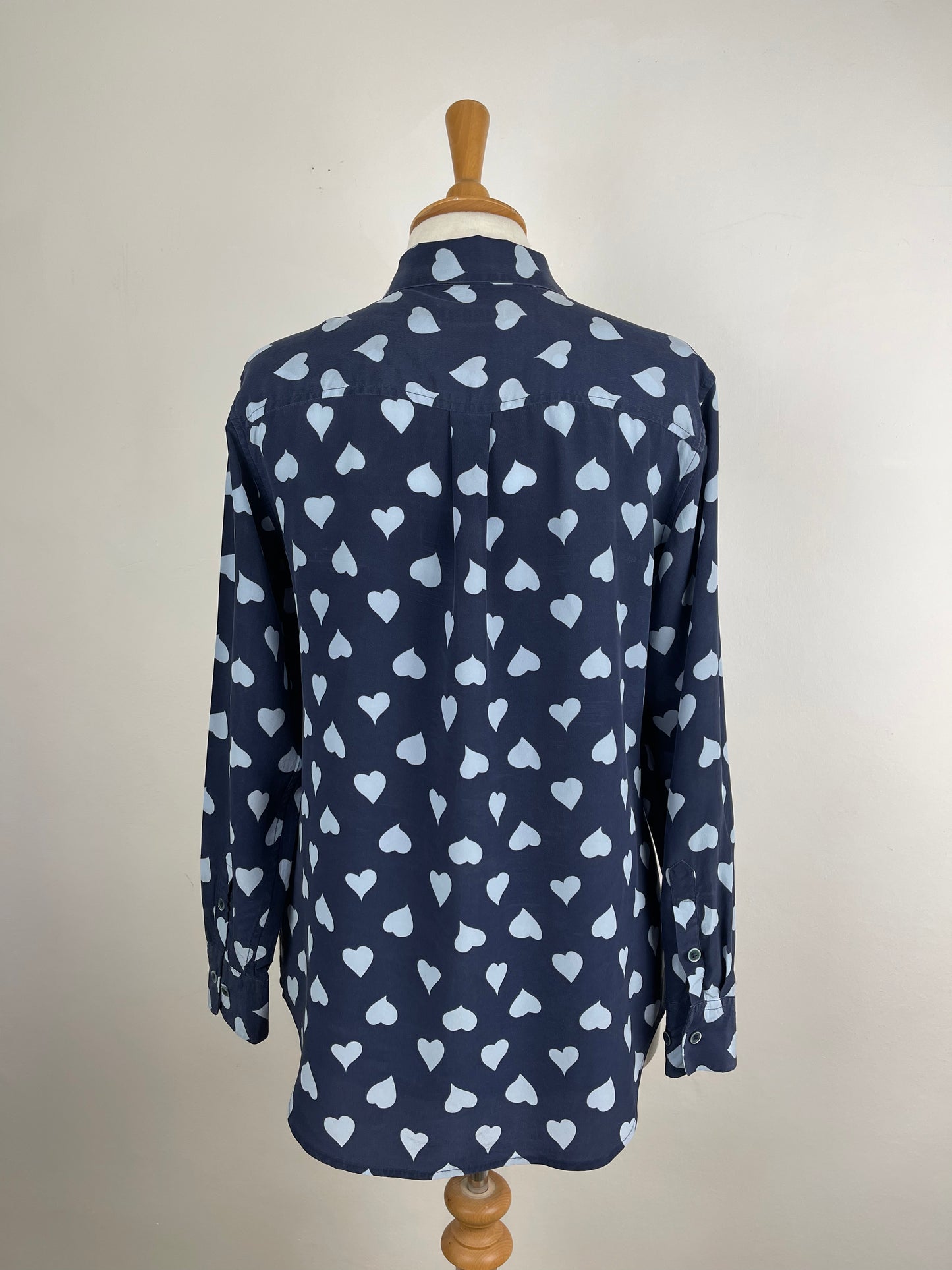 Blue Silk Blouse by Equipment | Size S