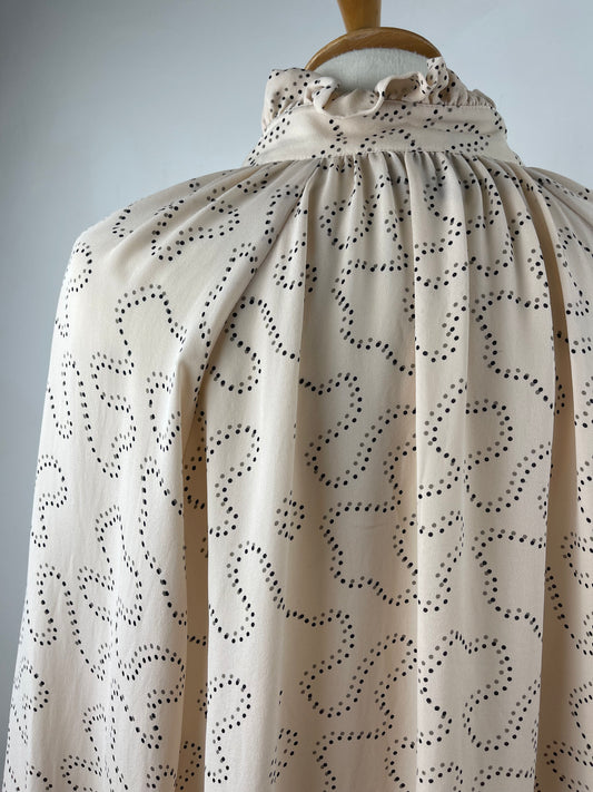 Blush Pink Jaeger London Silk Blouse | Size L