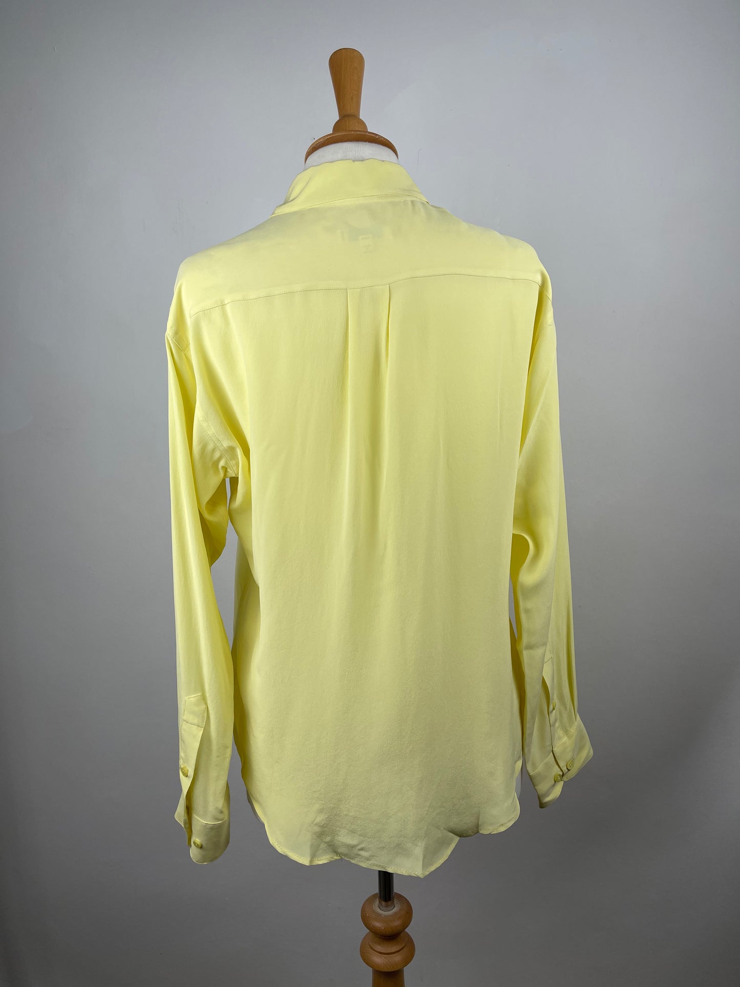 Lemon Silk Blouse by Equipment | Size M