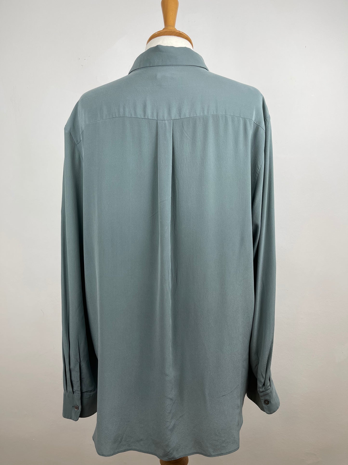 Sage Green Silk Blouse by Jigsaw | Size L