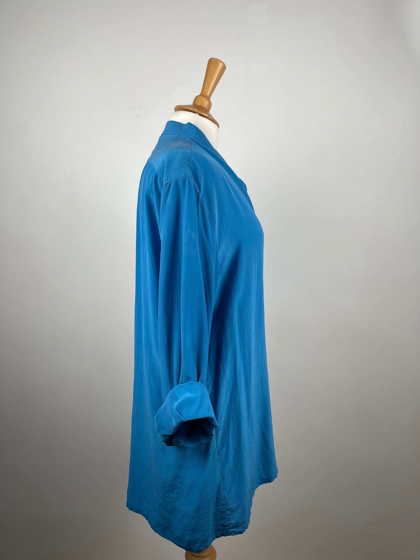 Turquoise Silk Blouse by Bocci Italy | Size L
