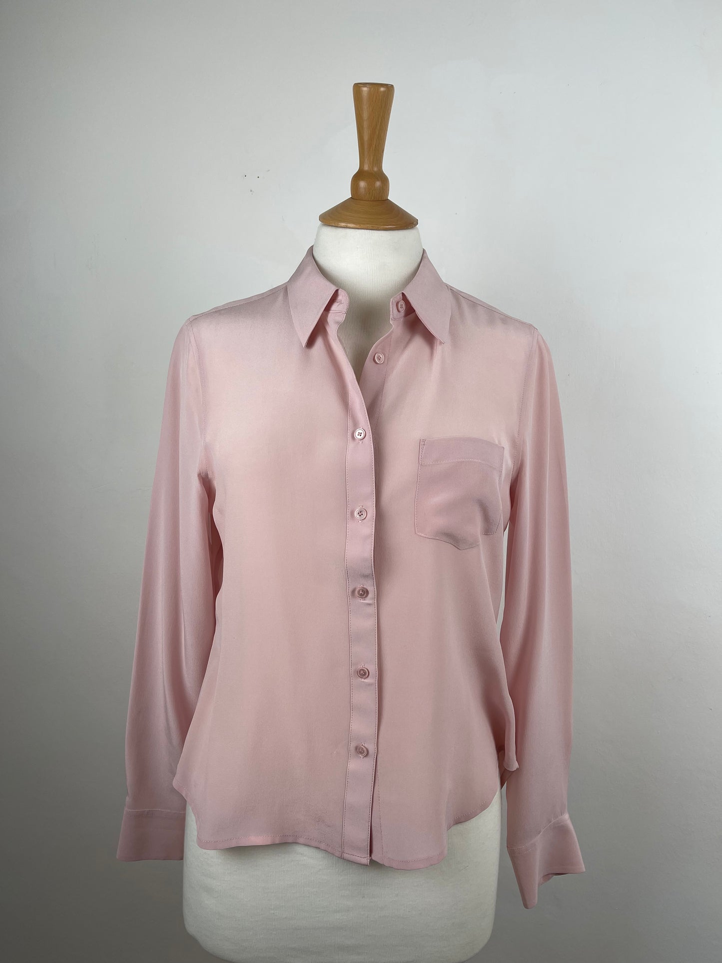 Baby Pink Classic cut Blouse by Talbots | Size S