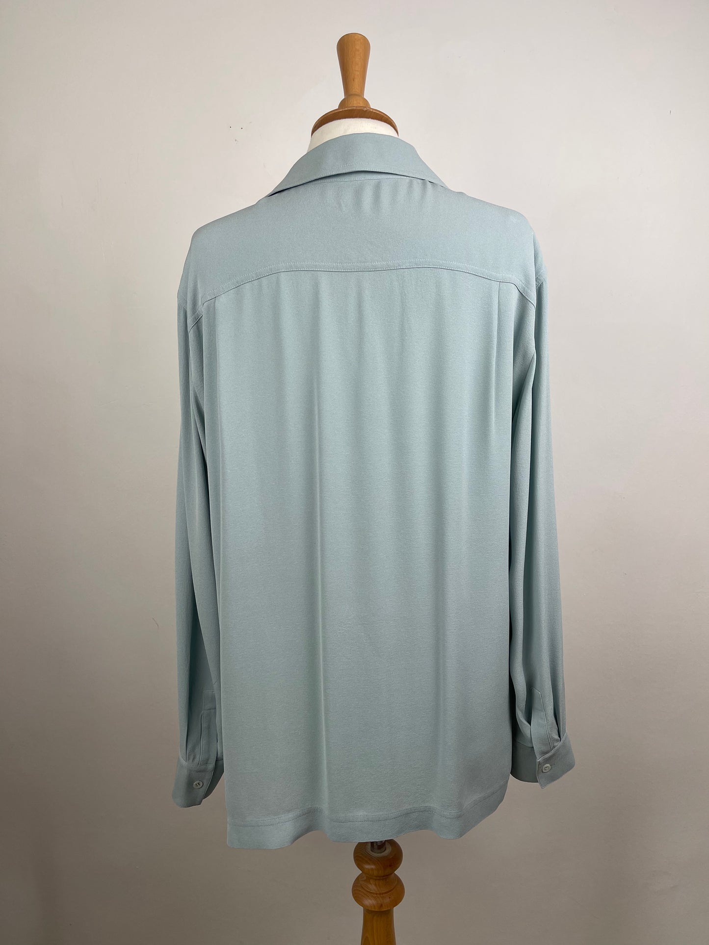Aqua Crepe Silk by Jaeger | Size L