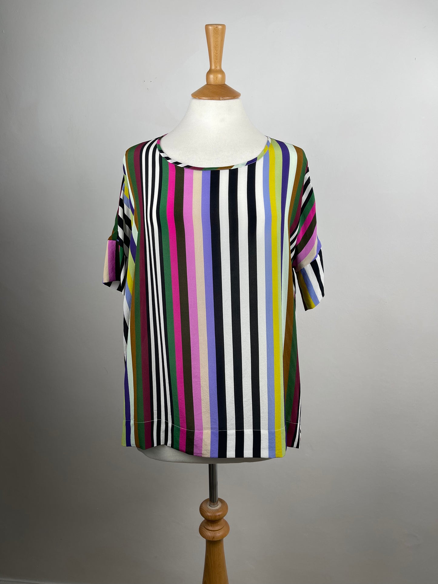 Stripe Silk Blouse by Gerard Darel | Size M