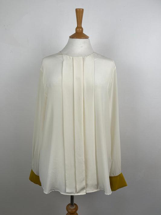 Off White Silk Blouse by Paul Smith | Size L