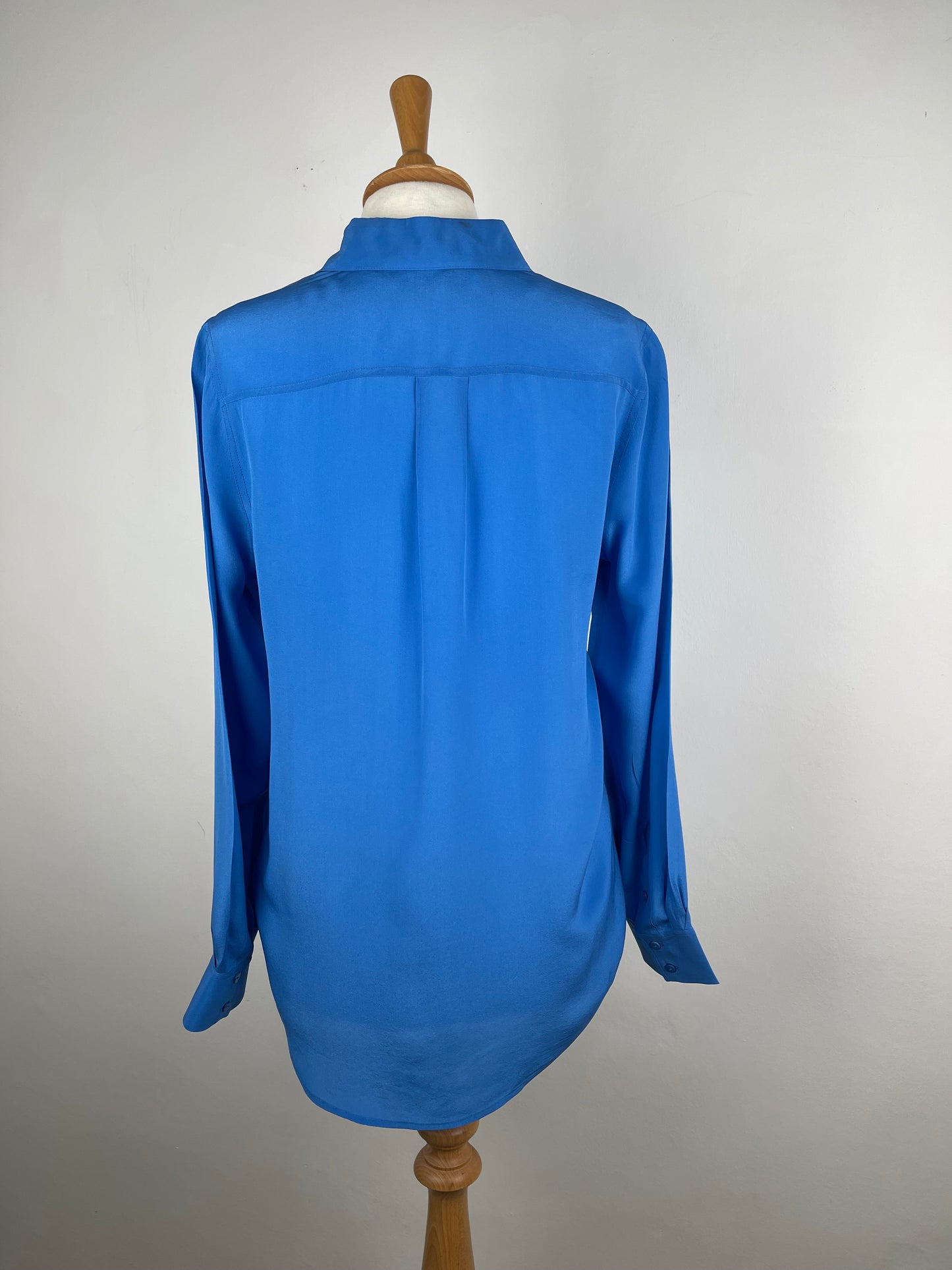 Turquoise Blue Silk Blouse by Autograph | Size M