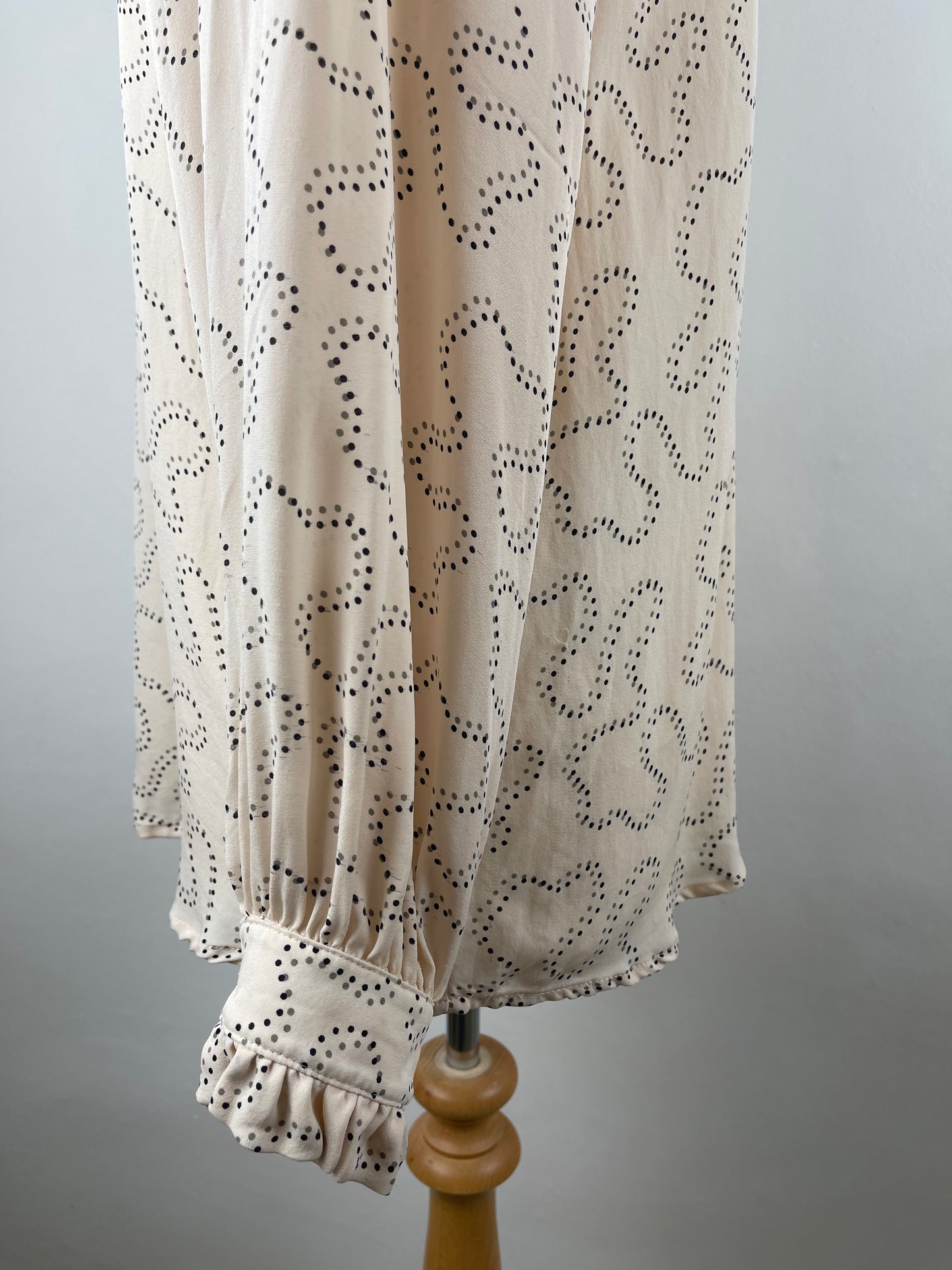 Blush Pink Jaeger London Silk Blouse | Size L