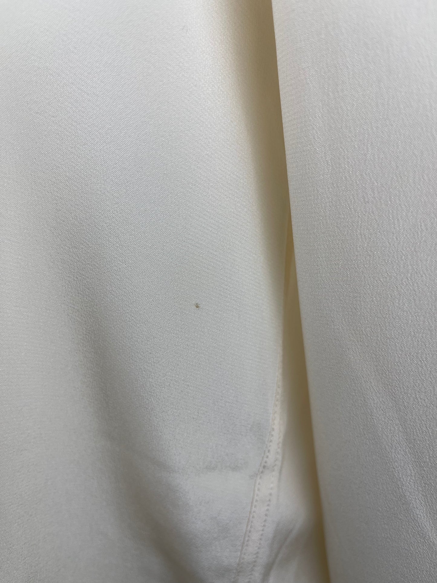 Classic Cream Pure Silk Crepe de Chine Blouse by LK Bennet | Size M