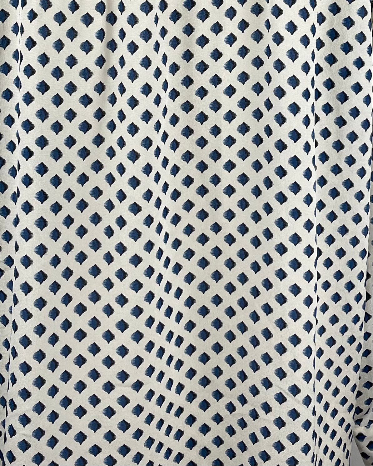 Blue Geometric Patterned Blouse by Gerard Darel | Size M