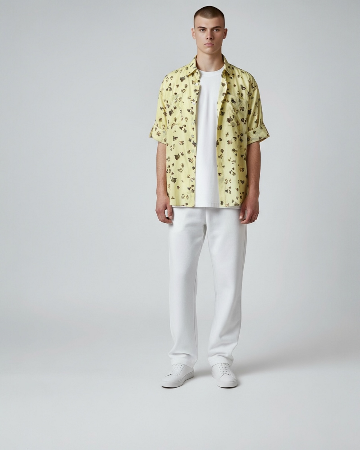 Lemon Yellow Pure Silk Blouse by Paul Smith | Size L